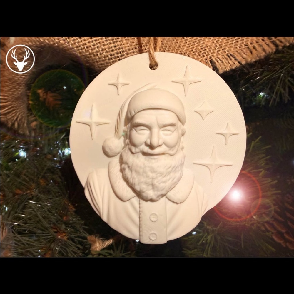 Santa ornament
